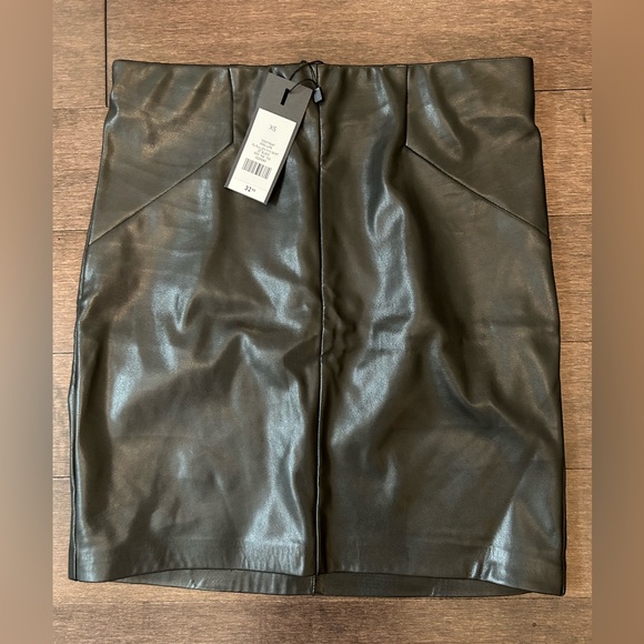 Dynamite Dresses & Skirts - Dynamite Leather-like Material Mini Skirt